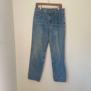 Vintage Kirkland Signature Women's Straight Blue Mom Jeans